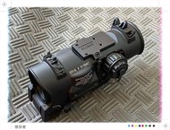 【侵掠者】 高品質 Elcan風格 SOCOM Specter DR 1X 4X 红光戰術瞄準鏡/火車頭-凸字-黑色