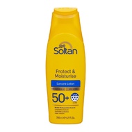 Boots Soltan Protect & Moisturise Suncare Lotion Uvb Medium Spf 50+ บู๊ทส์ โซลแทน โพรเท็ค แอนด์ มอยส