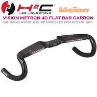 VISION METRON 4D FLAT AERO BAR CARBON 38