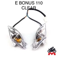 SYM E-BONUS110 E-BONUS 110 E BONUS EBONUS FRONT SIGNAL SET LAMPU SIGNAL DEPAN (CLEAR)
