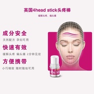 British 4head Stick Headache Stick Relieve Headache Migraine Refreshing Natural Mint for Pregnant Wo