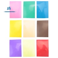 9Pcs Gel Light Filter Lighting Gel Filter for Film,Video,Photo,Stage (Multicolor)