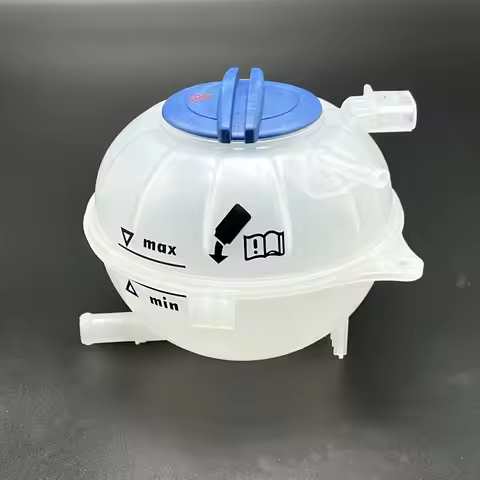 6Q0121407 Coolant Expansion Tank + Radiator Cap Fit For SKODA VW Polo Audi A1 SKODA FABIA 6Q0 121 40