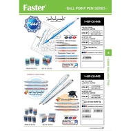 Faster Ballpoint Pen CX445 CX445N Bullet Tip 0.5mm 4pcs/pack