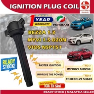 S2U Car Ignition Plug Coil Perodua Bezza 1.3 Myvi 1.5 D20N Toyota Vios NSP151 Spark Coil Plug Kereta