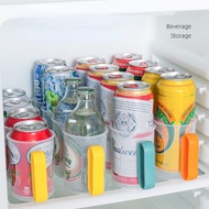 4 Grid Soda Can Soft Drink Beverage Storage Plastic Bottle Container Refrigerator Organizer Storage Rack Holder Kitchen Fridge Dispenser