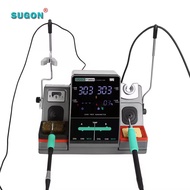 สถานีบัดกรี SUGON-T3602 สถานีเชื่อมและซ่อมแซมงานเชื่อม JBC C115 C210 แบบสองสถานี