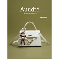 กระเป๋าถือผู้หญิง Auudre กระเป๋าสะพายข้างสไตล์เกาหลี กระเป๋าสั้นทรงสี่เหลี่ยมผืนผ้า PU ขนาดเล็ก สไตล