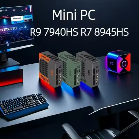 Mini PC R9 7940HS R7 8945HS 32GB DDR5 RAM 1TB NVME SSD Mini PC Dual HDMI/ WiFi6/ BT/ Home/Game/Build