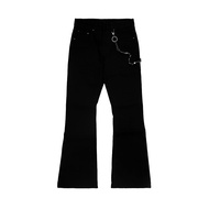 Vintage Flared Jeans 2026 - Pure Black 13Oz