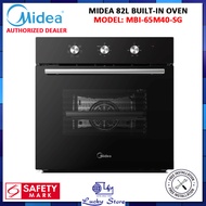 (BULKY) MIDEA MBI-65M40-SG 82L BUILT -IN OVEN, TOP &amp; BOTTOM HEATER, 3000W, FREE INSTALLATION, 2 YEARS WARRANTY
