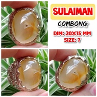 Natural stone agate ring Indonesian stone.28