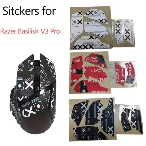 High Performance Anti Slip Mouse Sticker For Razer Basilisk V3 PRO Sweat Absorbing,Ideal For E Sport