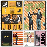 Juno Comedy Drama Film Poster  Art Waterproof Paper  Coffee House Bar Room Wall Decor Hiasan Dinding