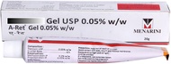 India Retin Ret 0.025% 0.05% 0.1% menarini gel 20g