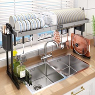 Above Dish Rack Supplies Sink Retractable Storage Kitchen Space Aluminum Sink Drain Rack Shelf Sink 