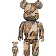 BE@Bearbrick Bearbrick Toshusai Sharaku "Third Generation Otani Oniji's Guy Edobei" 100% &amp; 400% Height approx. 70mm/280mm 