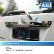ER1/ETLMC - Trunk Lid Belakang Mobil Ertiga Emboss Chrome - Trunk Lid List Bagasi Belakang Suzuki ER