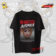 DTF DTF | Wanted Bjorka Hacker Unisex T-Shirt | Men's T-shirts Wanita | Digital Screen Printing - Ti