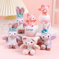 [Spot] Plush Purple Rabbit Birthday Cake Decoration Set Plush Toys Rabbit Fox Good Friends Cake Deco