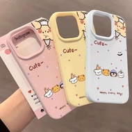 casing realme c15 realme 11 5g casing Cute Cartoon Bear Suitable for oppoa3x Phone Case reno14/13/12