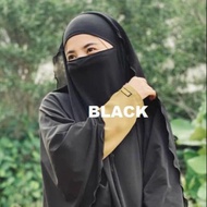 (18% OFF ) VIRAL Trendy Tudung Khimar 3in1 Bidang 60 Kain Lyca Korea & Shiffon Korea