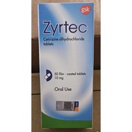 Zyrtec - 50s x 10 mg (total 50 tablets)-EXP JAN 2028