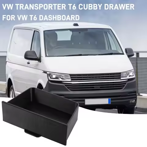 1/2PCS Instrument Panel Center Drawer For Volkswagen Transporter T6 Cubby Drawer Volkswagen T6 Autom