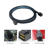 Mini SAS HD 36pin SFF 8643 to 36pin SFF 8643 Hard Disk Adapter Cable for Server