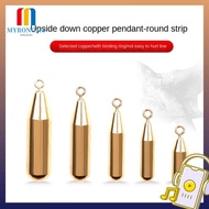 MYRONGMY Copper Fishing Lead fall, Copper Alloy Gold Brass Sinker, Accessories 1.8g 3.5g 5g 7g 10g 1