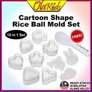OLAKIDS DIY Sushi Mold Rice Ball Food Press Sushi Makers Mold Sushi Kits Bento Press Maker Kitchen A