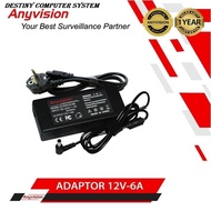 Adapter Anycast CCTV Adapter/ 12Volt 6Ampere (12V - 6A)