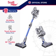 Scott Miller Cordless Vacuum Cleaner SM-V7000 Flexi 22000Pa with Flexible Tube and Touch Screen Disp