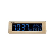 Seiko watch alarm clock radio digital AC color liquid crystal series C3 beige wood grain DL210A SEIKO