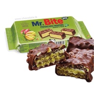 Best price (6 pcs) 5*8 cm chocolate dubi pistachio biscuits, Mr.Bite pistachio, Coconut, Hazelnut cr