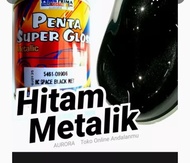 Cat Penta Hitam Metalik Kasar Space Black Metallik Penta Super Gloss Hitam Metalik 200cc Cat Mobil M