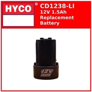 HYCO CD1238-LI 12V 1.5Ah Replacement BATTERY &amp; CHARGER