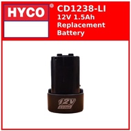 HYCO CD1238-LI 12V 1.5Ah Replacement BATTERY & CHARGER