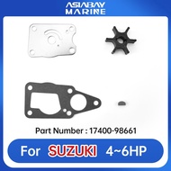 Impeller Water Pump Repair Kit For DF4 DF6 Suzuki Outboard Engine 4 6 Hp Marine Boat Engine Part 17400-98661