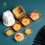 MXMUSTY1 Mooncake Inner Tray Clear Creative Mooncake Packaging Box Moon Cake Holder PP Food Grade Puff Container