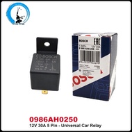 Universal Automotive Car Relay 12V 30A 5 Pin Bosch Relay 0986AH0250
