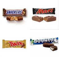 Combo of 2 Snickers Chocolate Bars 50g/ 51g Mars