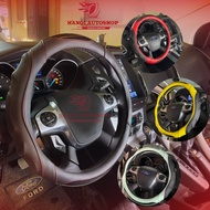 Hyundai Accent, Hyundai elantra, Hyundai i10 Leather Car Steering Wheel Cover Combines Non-Rubber To Absorb Sweat