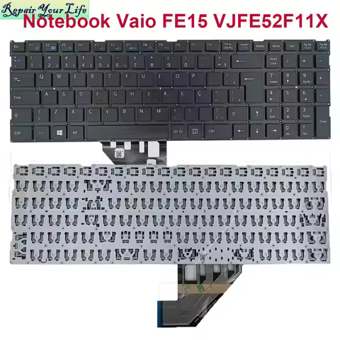 PT-BR Brazil Keyboard for Sony Notebook Vaio FE15 VJFE52F11X-B0611H/B1881H Replacement Keyboard Braz