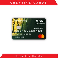 Stiker Sticker Kartu Atm Skin Card - FAKE PRIORITAS (AMERICAN EXPRESS BCA MANDIRI BRI BLACK CARD) Ed