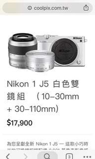 Nikon 1 J5 類單眼相機/可翻轉螢幕