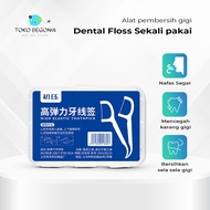 50pcs/Pack Dental Floss Macromolekul Tooth Floss Sterile Tooth Cleaner for toothpicks thread