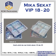 MIKA VIP 18 20 22 PLASTIC MICA RICE BOX 50pcs