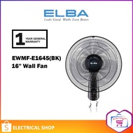Elba 3-Speed Settings 3 Blades Wall Fan - Black (55W/16") EWMF-E1645(BK)/Midea MF16FW6H/MF-16FW6H