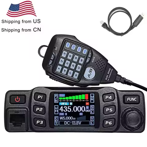 AnyTone AT-778UV 25W Dual Band 136-174 & 400-480MHz Amateur Radio 200 channels Walkie Talkie VOX Mob